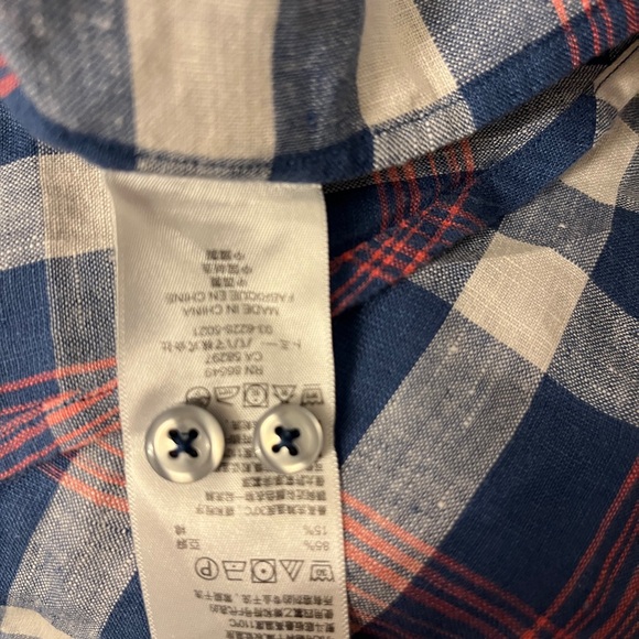 Tommy Bahama linen blend men’s long sleeve button font shirt size XL - Picture 5 of 7